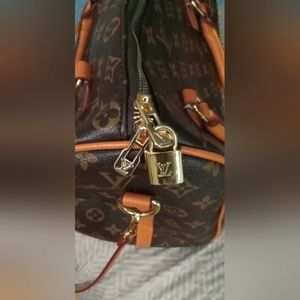 Louis Vuitton Damier Azure matching purse and wallet set.